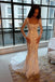 Illusion Mermaid Long Sleeves Tulle Appliques Wedding Dress Bridal Dresses DM1979
