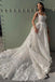 A-Line Sweetheart Appliques Tulle Illusion Wedding Dress Bridal Dresses DM1980
