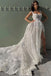 A-Line Sweetheart Appliques Tulle Illusion Wedding Dress Bridal Dresses DM1980