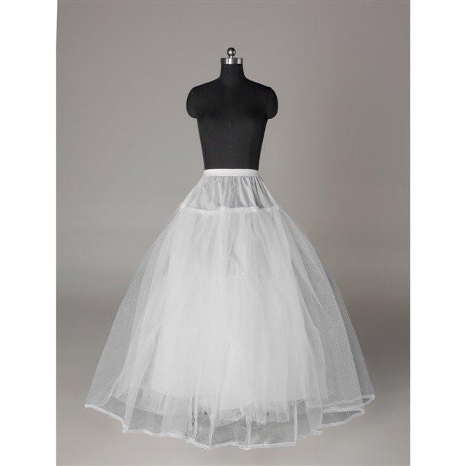 Fashion Ball Gown Wedding Petticoat Accessories White Floor Length DMP10