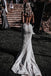 Elegant Mermaid Sleeveless Spaghetti Straps Lace Wedding Dresses DM1887