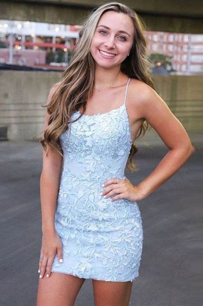 Sparkle Long Sleeve Short Unique Sheer Neck Stars Mini Homecoming Dress OKD50 Demodresses Sparkle Long Sleeve Short Unique Sheer Neck Stars Mini Homecoming Dress OKD50 Demodresses