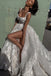 A-Line Sweetheart Appliques Tulle Illusion Wedding Dress Bridal Dresses DM1980