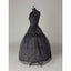 Fashion Black Wedding Petticoat Accessories Black Floor Length Underskirt DMP1