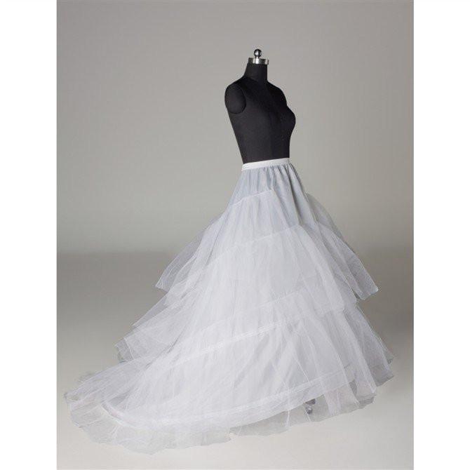 Tulle Wedding Petticoat Accessories White Floor Length DMP4