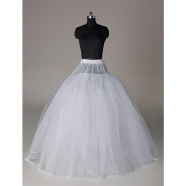 Fashion Ball Gown Wedding Petticoat Accessories White Floor Length DMP5