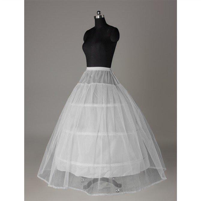 Fashion Wedding Petticoat Accessories Ivory Floor Length DMP6