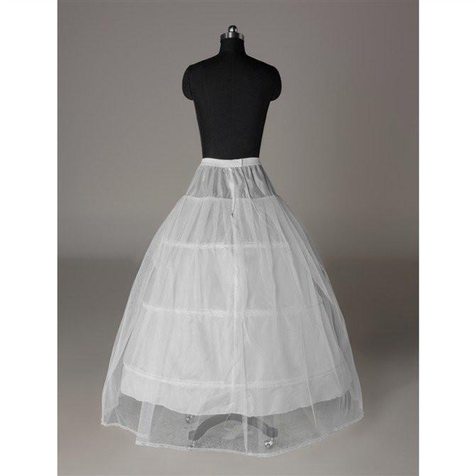 Fashion Wedding Petticoat Accessories Ivory Floor Length DMP6