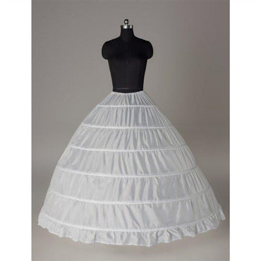 Fashion Ball Gown Wedding Petticoat Accessories White Floor Length DMP8