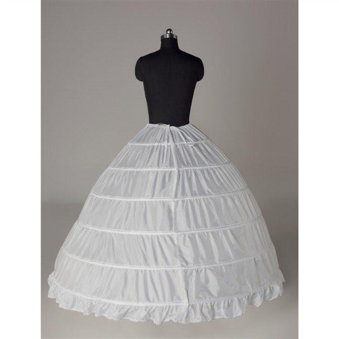 Fashion Ball Gown Wedding Petticoat Accessories White Floor Length DMP8