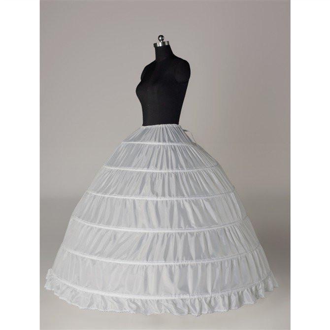Fashion Ball Gown Wedding Petticoat Accessories White Floor Length DMP8