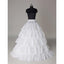 Fashion Wedding Petticoat Accessories 5 layers White Floor Length DMP9