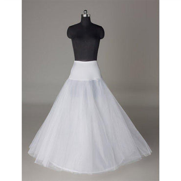 Fashion Tulle Wedding Petticoat Accessories White Floor Length DMP15