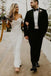 Mermaid Spaghetti Straps Backless Ruched Boho Wedding Dress DMM29