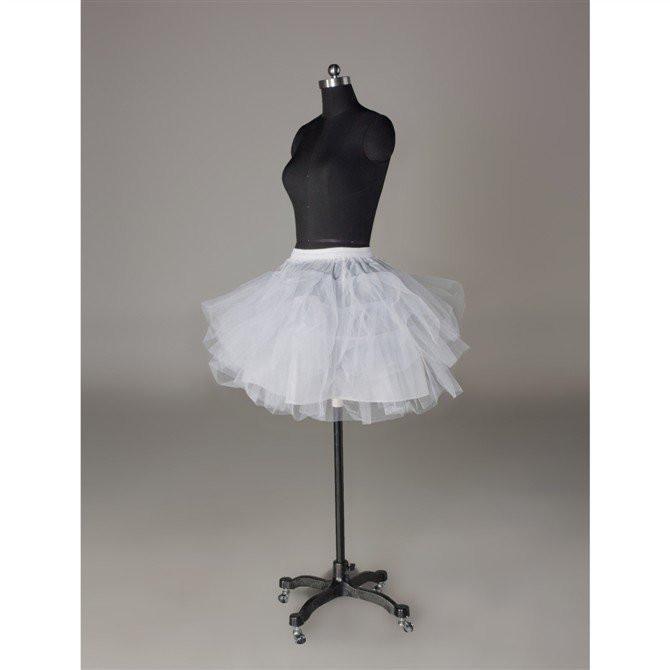 Fashion Short Wedding Dress Petticoat Accessories White DMP11