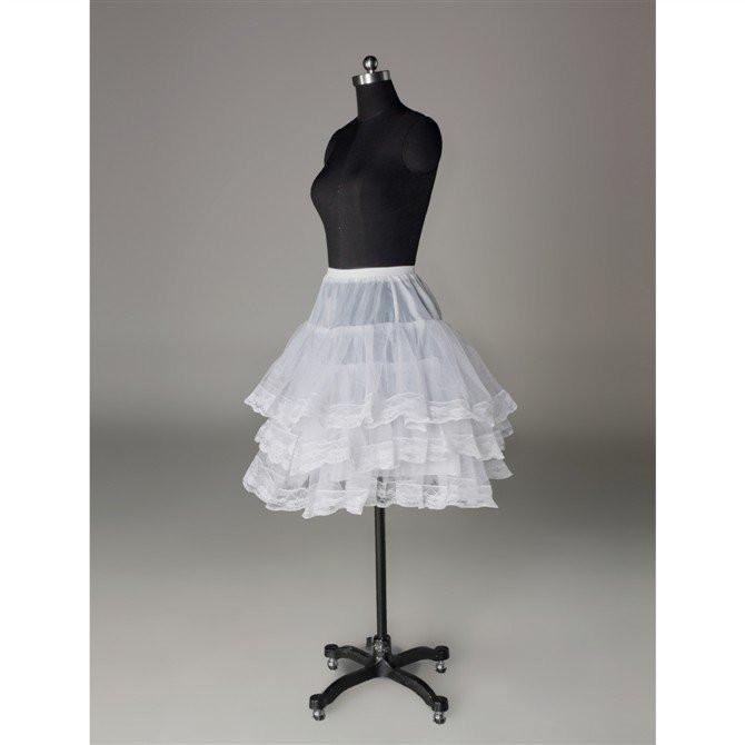 Fashion Short Wedding Dress Petticoat Accessories White DMP12