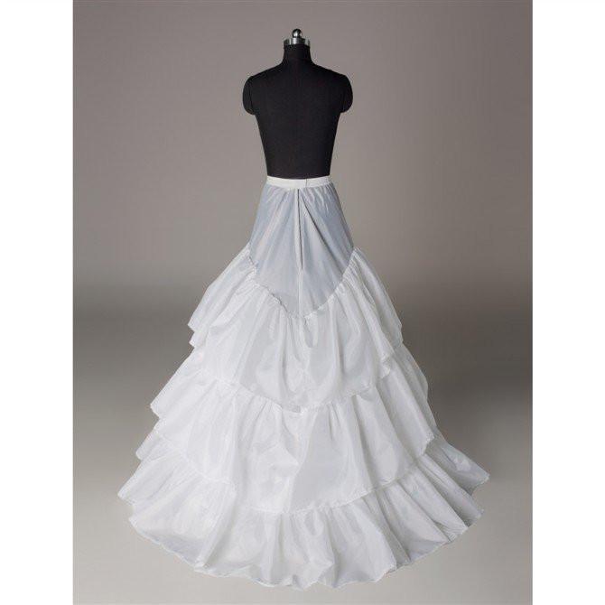Fashion Wedding Petticoat Accessories Layers White Floor Length DMP14
