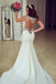 Stunning Mermaid Sleeveless Lace Chapel Train Wedding Dress With Appliques DM546