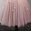 Cheap A-Line Sweetheart Homecoming Dresses With Flowers,Tulle Short Ball Gown Prom Dresses DM412