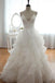 Elegant Spaghetti Straps Long V-neck White Backless Wedding Dresses W38