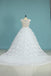 Tulle Sweetheart Neck Ball Gown Wedding Dresses With Lace Appliques DME74