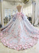 Pretty Backless Quinceanera Dress,Ball Gown Long Wedding/Prom Gown DM258