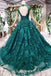 New Arrival Prom Dresses Court Train Scoop Cap Sleeves Lace Up Back DMK13