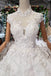 New Arrival Wedding Dresses Cap Sleeves Princess Ball Gown With Applique DMK19
