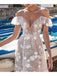 A Line Lace Straps Long Prom Dress, Elegant Sexy Evening Dresses DMI66