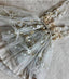A-line V-neck Sleeveless Appliques Short Homecoming Dress With 3D Flowers DM1040