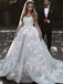 A-line Sweetheart Wedding Dresses, Luxury Lace Ball Bridal Gonws DM1985