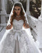 A-line Sweetheart Wedding Dresses, Luxury Lace Ball Bridal Gonws DM1985