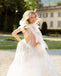 Deep V-neck Popular Bridal Gowns, Lace Elegant Beach Wedding Dresses DM1983