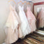 Simple A-line V-neck Spaghetti Straps Long Wedding Dress DMC83