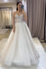 Sparkly A Line Sweetheart Sequined Wedding Dresses Chic Bridal Dresses DMW1