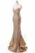 Sweetheart Sequin Shiny Long Mermaid Handmade Prom Dresses K711