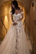 Elegant Sweetheart Off-Shoulder Appliques A Line Tulle Wedding Dress DM1981
