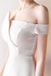 Off-the-Shoulder Pick-Ups A-Line Mini Satin Homecoming Dress Simple Party Dress DM386