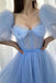 Fashionable A-Line Sweetheart Tulle Prom Dresses, Formal Evening Dress DMP326