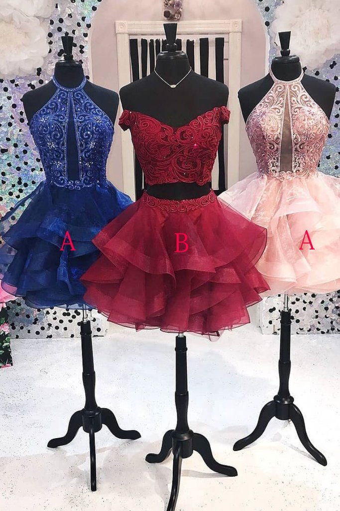 Cute Tulle Short Prom Dresses, Short Homecoming Dress DMO79