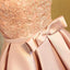 Off the Shoulder Short Prom Dress,A Line Appliques Bow-knot Homecoming Dress DMC85