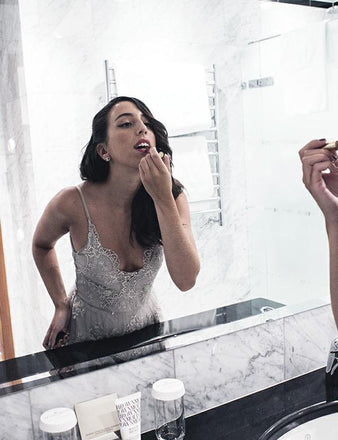 Charming A-Line Spaghetti Straps Backless Long Prom Dress with Appliques DMH38