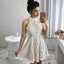 A-Line Lace Short Homecoming Dress, Sweet 16 Dresses DMM17