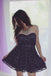 Sweetheart A-Line Lace Short Homecoming Dress,Graduation Dresses DMD23