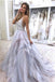 Spaghetti Strap V Neck Wedding Dresses,Cheap Elegant Prom Dress DMI85