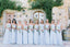 Beautiful Chiffon Light Blue Sexy A Line Long Cheap Bridesmaid Dresses DM442