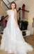 Princesss A Line Strapless White Prom Dresses, Sexy Graduation School Party Gown DMP299