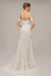 Charming Ivory Lace Mermaid Beach Wedding Dresses Sweetheart Boho Bridal Dresses DMN95