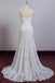 Charming Ivory Lace Mermaid Beach Wedding Dresses Sweetheart Boho Bridal Dresses DMN95