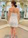Cute Short Lace Prom Dresses, Mini Homecoming Dress Graduation Dresses DMHD14